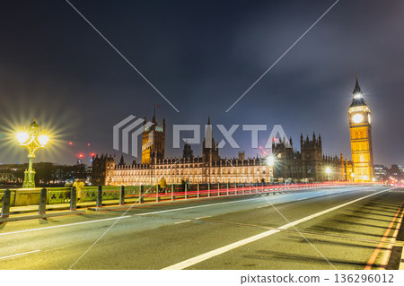London: The Palace of Westminster illuminated London: The Palace of Westminster illuminated 136296012