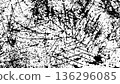 Severe grunge texture: monochrome background material with scratches and dirt 136296085