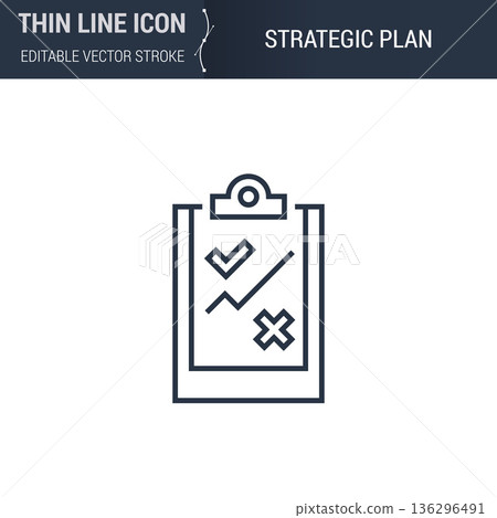 Strategic Plan Icon Strategic Plan Icon 136296491