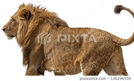 Lion dance during Chinese New Year. 136296500