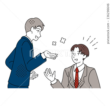 商務溝通範例,其中解釋瞭如何進行溝通並達成相互理解。 商務溝通範例,其中解釋瞭如何進行溝通並達成相互理解。 136296646