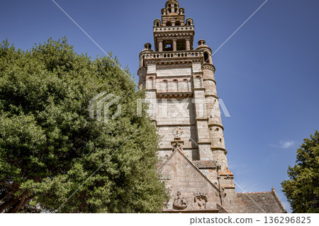 Roscoff cathedral, finistere, brittany, france, interiors 136296825