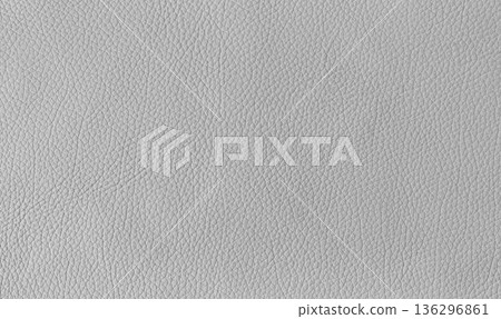 Light Gray full grain leather texture background, Gray background 136296861