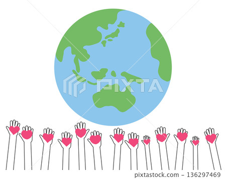 Hands on the Earth Hands on the Earth 136297469