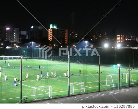 Shinyoko Football Park at night 136297896