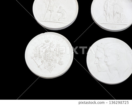 Plaster Medal. Plaster Medal. 136298725
