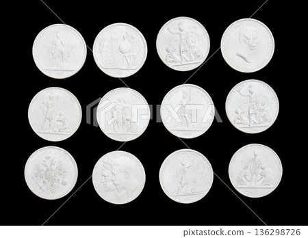 Plaster Medal. Plaster Medal. 136298726