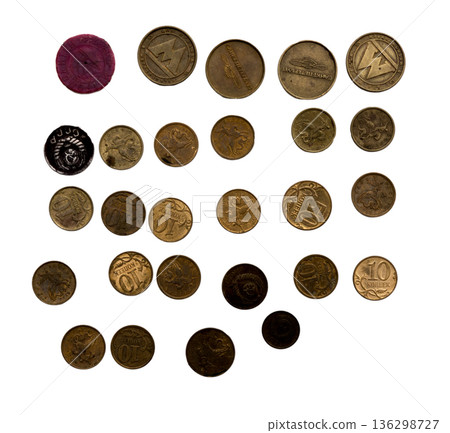 Russian coins. Russian coins. 136298727