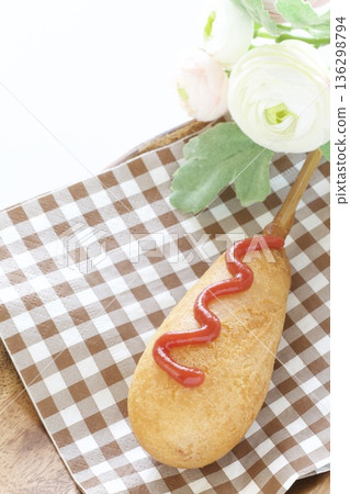 American hot dog snack American hot dog snack 136298794