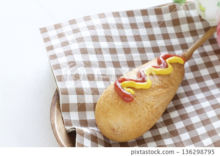 American hot dog snack American hot dog snack 136298795