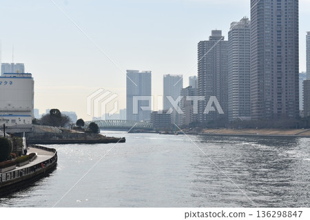 Scenery of Sumida River Scenery of Sumida River 136298847
