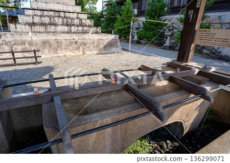 Scenery of the water basin at Kibitsuhiko Shrine (Kita Ward, Okayama City) 136299071
