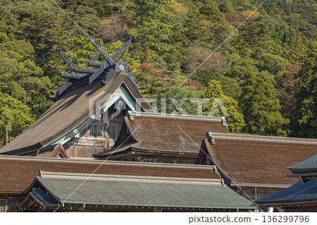 日本島根縣出雲市大社町出雲大社神社正殿 日本島根縣出雲市大社町出雲大社神社正殿 136299796