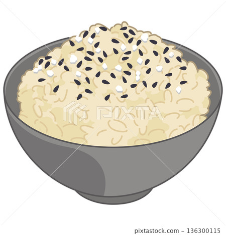 糙米和芝麻鹽插圖 136300115