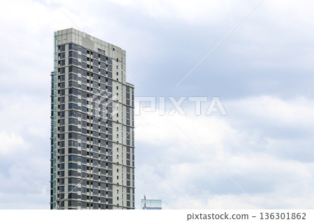 High-rise building under construction [Thailand] 136301862