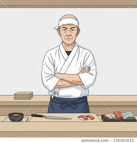 壽司店老闆 136302033
