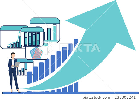 Data analysis illustration Data analysis illustration 136302241