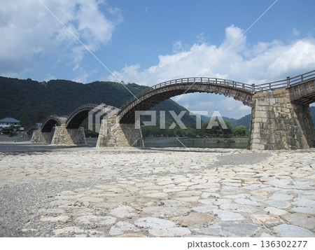 山口縣岩國市錦帶橋風景 136302277