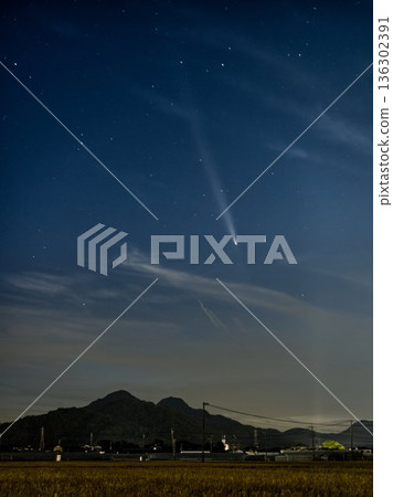 Comet Shijinzan and Atlas Comet Shijinzan and Atlas 136302391