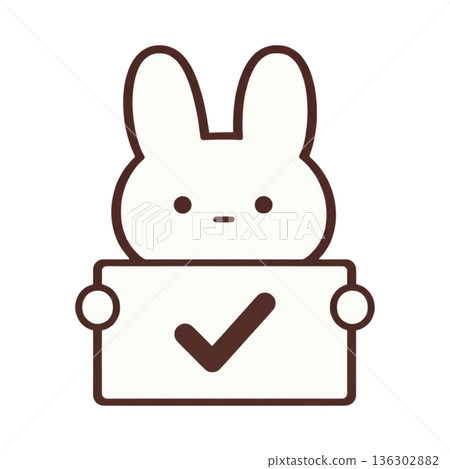 Rabbit Flipboard (Checkmark) 136302882