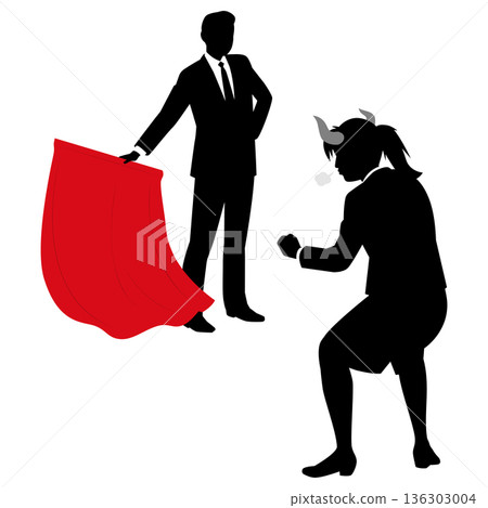 Excited female businessman 136303004