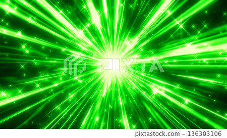 Green concentrated line glitter effect background image 136303106