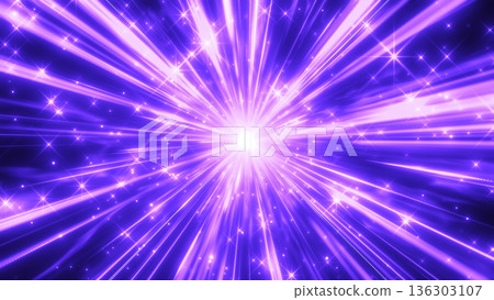 Purple concentrated line glitter effect background image 136303107