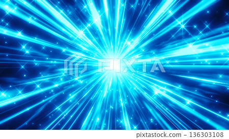 Blue concentrated line glitter effect background image 136303108