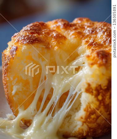 pao de queijo cheese pull macro photography pao de queijo cheese pull macro photography 136305891