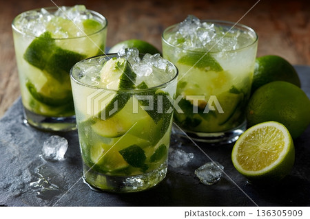 caipirinha brazilian cocktail lifestyle close up caipirinha brazilian cocktail lifestyle close up 136305909