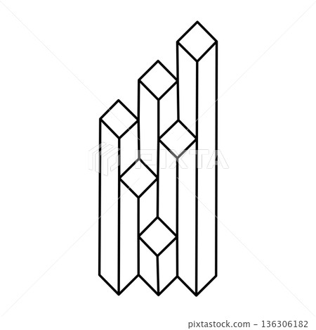 Impossible shapes. Web design elements. Optical Illusion objects. Impossible shapes. Web design elements. Optical Illusion objects. 136306182