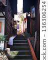 Back alley and stairs 136306254