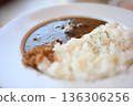 Curry and rice  136306256