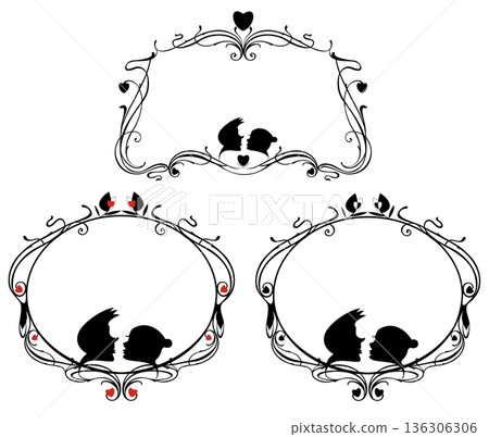 love, vector, heart 136306306