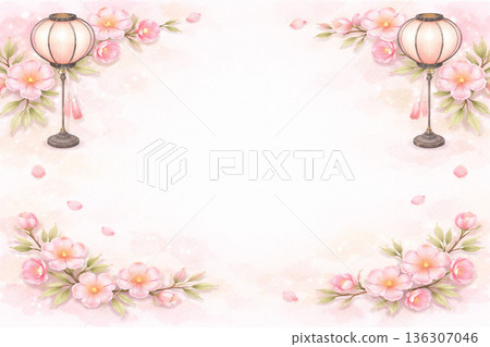 女兒節/桃子節系列：倒映著落日餘暉的夢幻景色 136307046