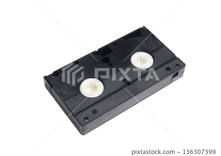 a VHS video cassette a VHS video cassette 136307399