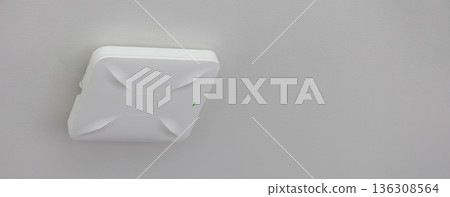 wireless router for network, hang on the ceiling. world wide network technology 136308564