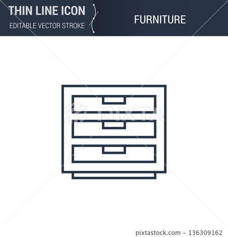 Office Chair Icon 136309162