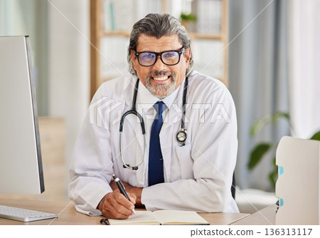 Man, portrait and doctor with stethoscope for cardiology exam, healthcare service and support or check. Heart, listening and medical professional or senior person with clinic or hospital consultation Man, portrait and doctor with stethoscope for cardiology exam, healthcare service and support or check. Heart, listening and medical professional or senior person with clinic or hospital consultation 136313117