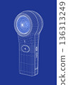 3D model of 360 degree camera 136313249