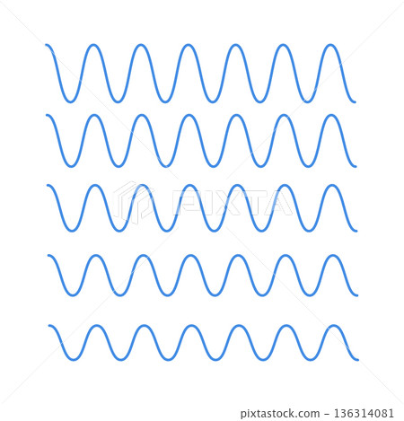 Blue vector zigzag and wavy horizontal underline. Set of waves line. Set of wavy lines. Wave ornament pattern. Wave thin blue line background. Blue vector zigzag and wavy horizontal underline. Set of waves line. Set of wavy lines. Wave ornament pattern. Wave thin blue line background. 136314081