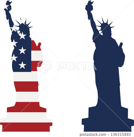 the statue of Liberty  136315893
