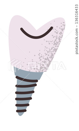 Dental crown implant tooth restoration 136316433