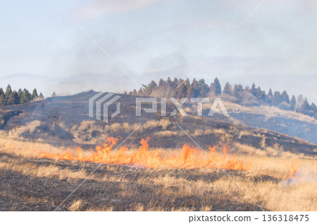 Aso open burning (Aso, Kumamoto Prefecture) Aso open burning (Aso, Kumamoto Prefecture) 136318475