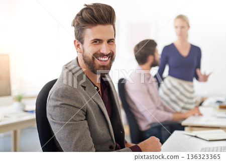 Happy, portrait and business man, auditor or accountant in company office. Face, entrepreneur and accounting professional with pride for career, corporate job or success mindset for coworking at work Happy, portrait and business man, auditor or accountant in company office. Face, entrepreneur and accounting professional with pride for career, corporate job or success mindset for coworking at work 136323365