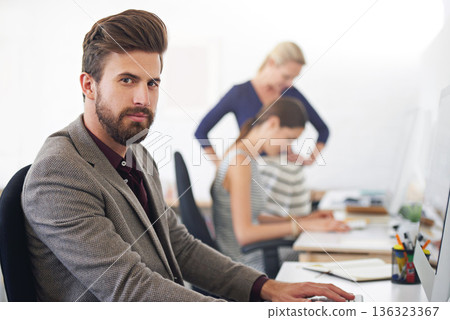 Serious, portrait and business man, accountant or auditor in company office. Face, entrepreneur and accounting professional with pride for career, corporate job and success mindset for coworking. Serious, portrait and business man, accountant or auditor in company office. Face, entrepreneur and accounting professional with pride for career, corporate job and success mindset for coworking. 136323367