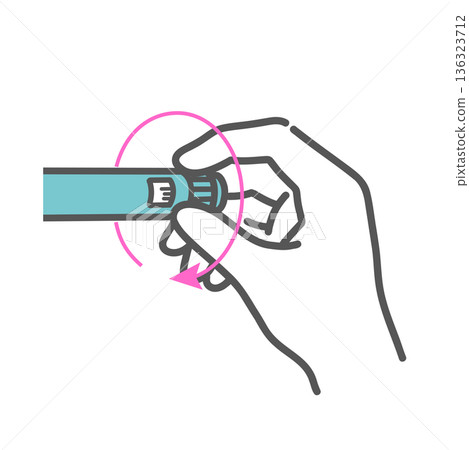 胰島素注射裝置調節與撥盤設定示意圖 胰島素注射裝置調節與撥盤設定示意圖 136323712