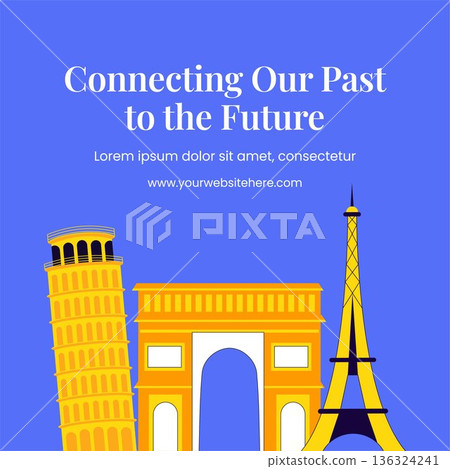 World Heritage Day Flat Cartoon Hand Drawn Illustration Background Template World Heritage Day Flat Cartoon Hand Drawn Illustration Background Template 136324241
