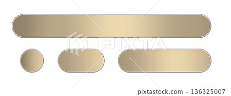 Gold Metal Plate D5 Set Gold Metal Plate D5 Set 136325007