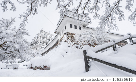 郡上八幡城（冬季） 136326616